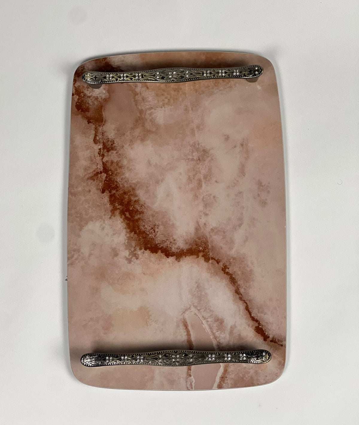 Pink Marble Style Tray