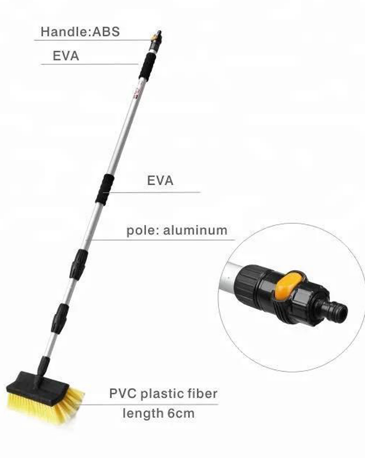 5 feet Solar Panel Cleaning Brush